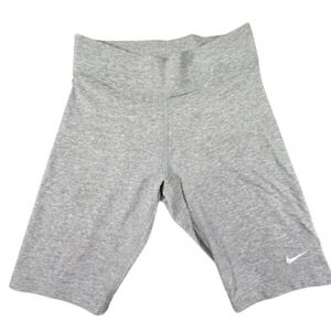 Nike Girls Size‎ S Kids Gray Bike Shorts Activewear Casual Athletic